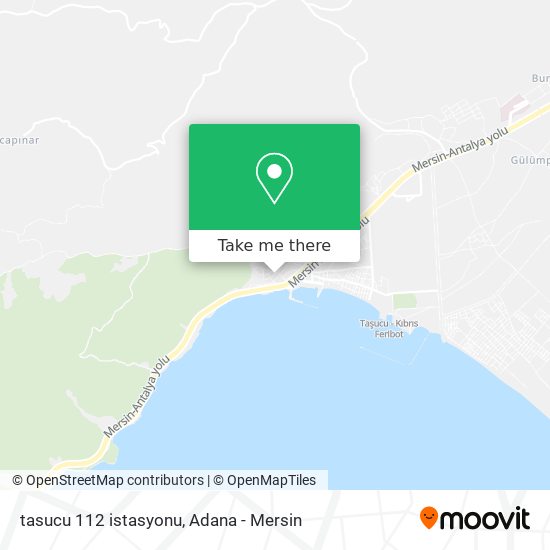 tasucu 112 istasyonu map