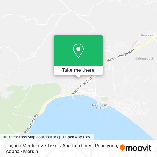 Taşucu Mesleki Ve Teknik Anadolu Lisesi Pansiyonu map