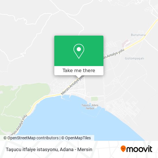 Taşucu itfaiye istasyonu map
