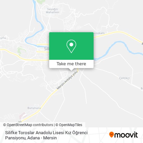 Silifke Toroslar Anadolu Lisesi Kız Öğrenci Pansiyonu map