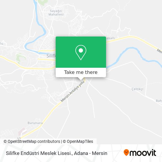 Silifke Endüstri Meslek Lisesi. map