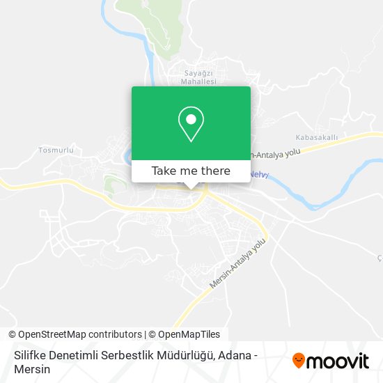 Silifke Denetimli Serbestlik Müdürlüğü map