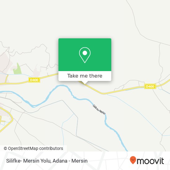 Silifke- Mersin Yolu map