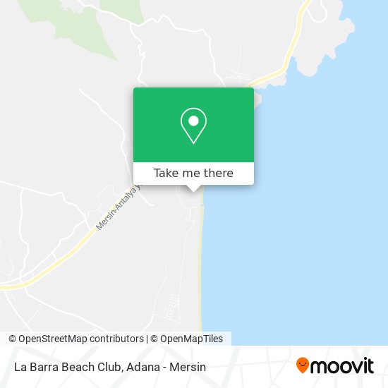 La Barra Beach Club map