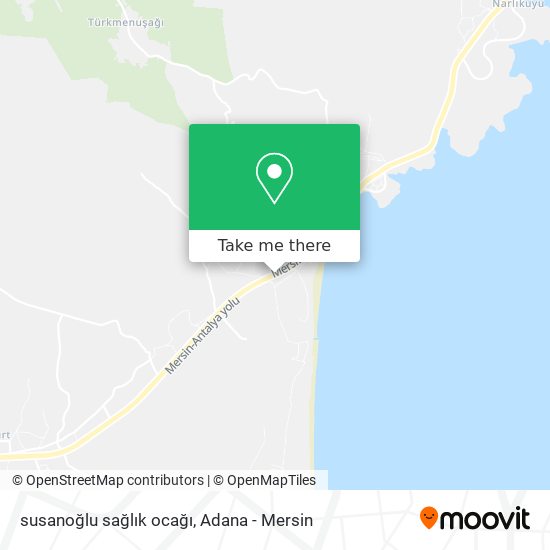 susanoğlu sağlık ocağı map