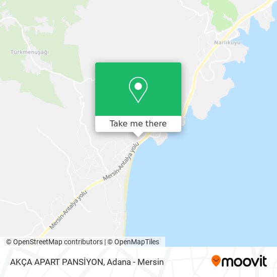 AKÇA APART PANSİYON map
