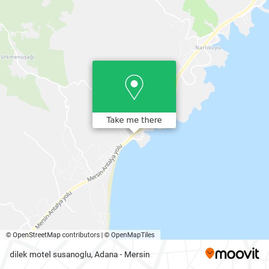 dilek motel susanoglu map