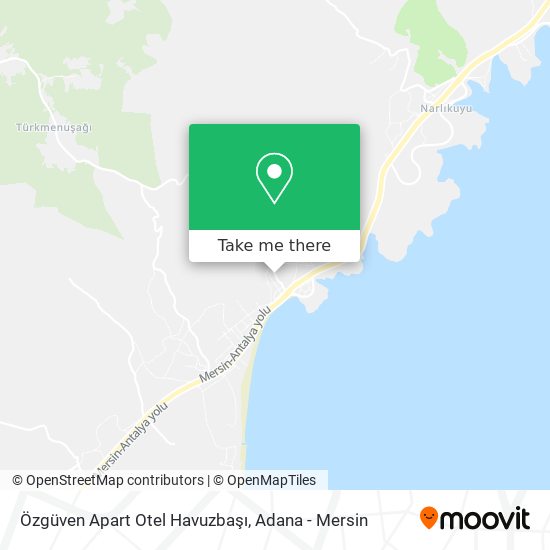 Özgüven Apart Otel Havuzbaşı map