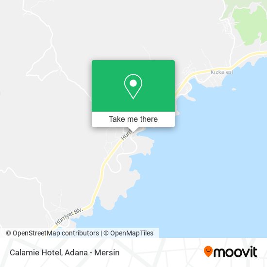 Calamie Hotel map