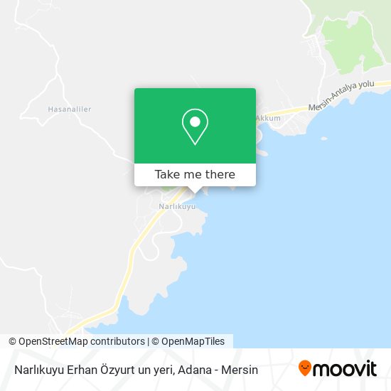 Narlıkuyu Erhan Özyurt un yeri map