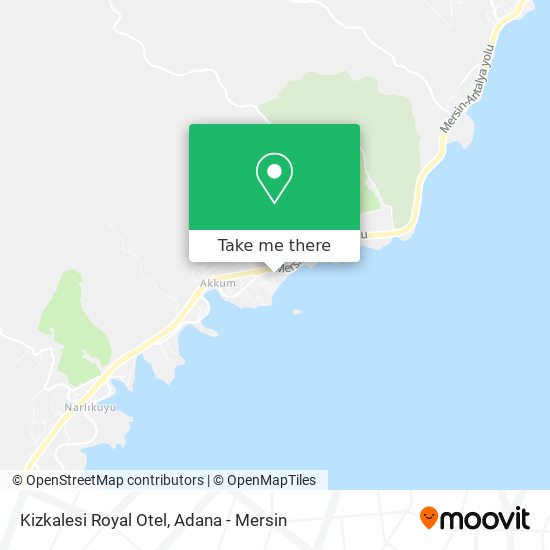 Kizkalesi Royal Otel map