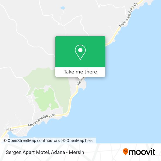 Sergen Apart Motel map