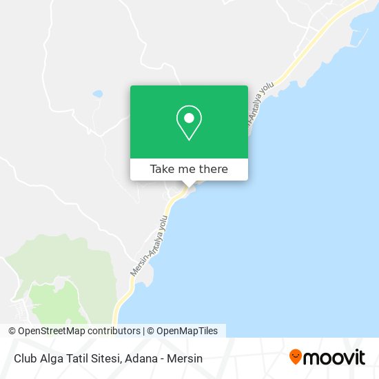 Club Alga Tatil Sitesi map