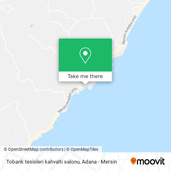 Tobank tesisleri kahvalti salonu map