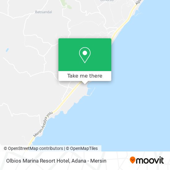 Olbios Marina Resort Hotel map