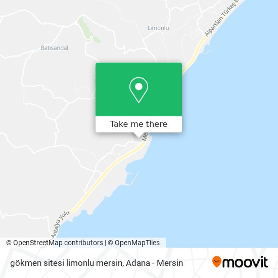 gökmen sitesi limonlu mersin map