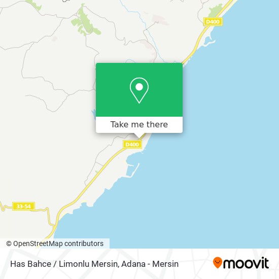 Has Bahce / Limonlu Mersin map