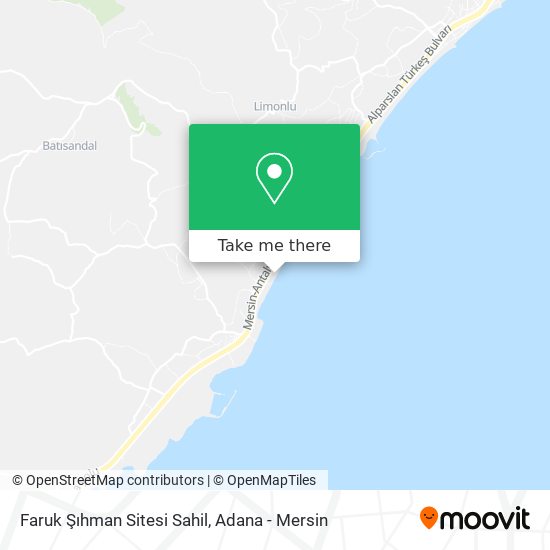 Faruk Şıhman Sitesi Sahil map