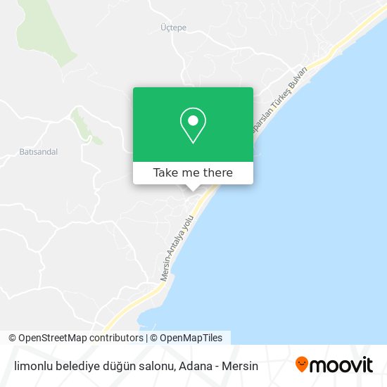 limonlu belediye düğün salonu map