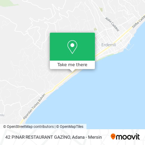 42 PINAR RESTAURANT GAZİNO map