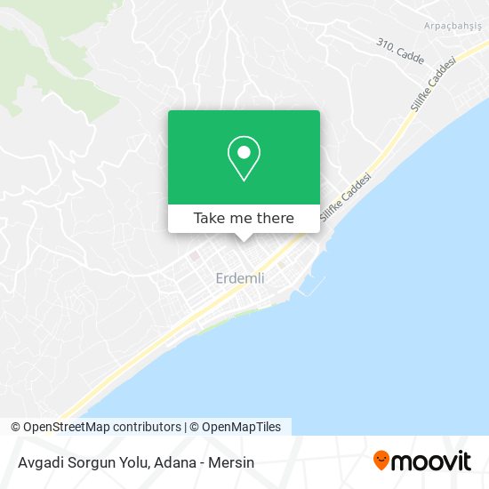 Avgadi Sorgun Yolu map