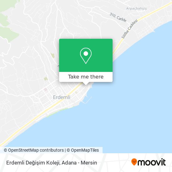 Erdemli Değişim Koleji map