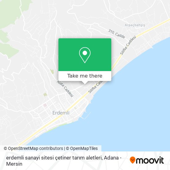 erdemli sanayi sitesi çetiner tarım aletleri map