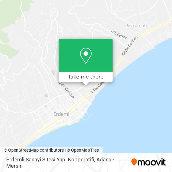 Erdemli Sanayi Sitesi Yapı Kooperatifi map