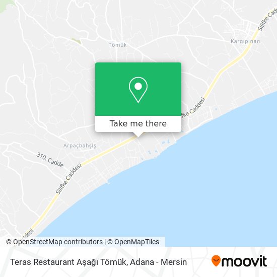 Teras Restaurant Aşağı Tömük map