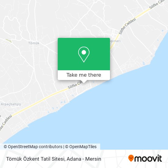 Tömük Özkent Tatil Sitesi map