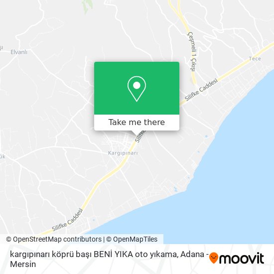 kargıpınarı köprü başı BENİ YIKA oto yıkama map