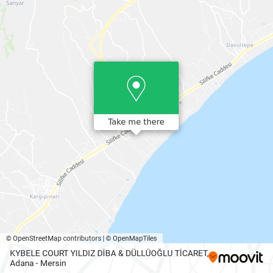 KYBELE COURT YILDIZ DİBA & DÜLLÜOĞLU TİCARET map