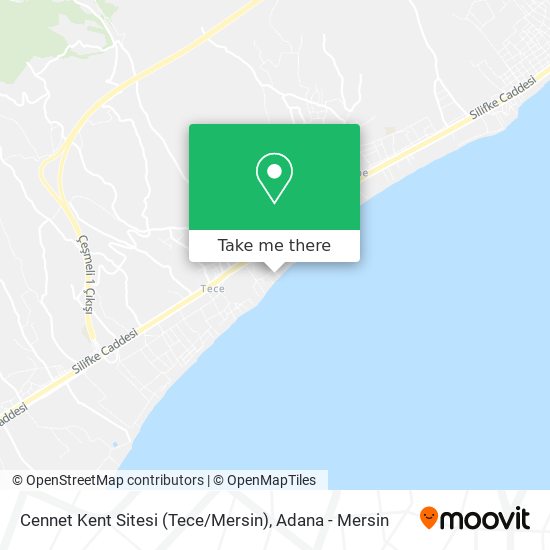 Cennet Kent Sitesi (Tece / Mersin) map