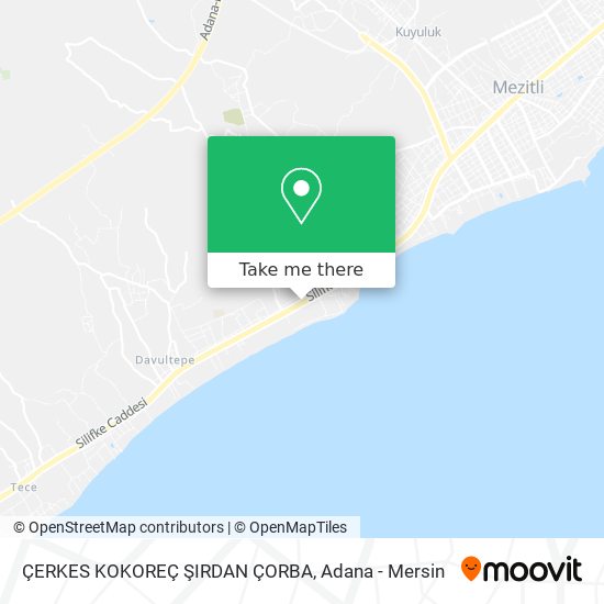 ÇERKES KOKOREÇ ŞIRDAN ÇORBA map