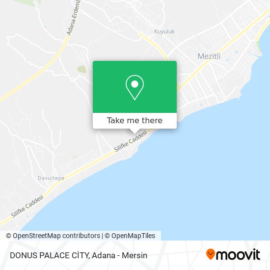 DONUS PALACE CİTY map