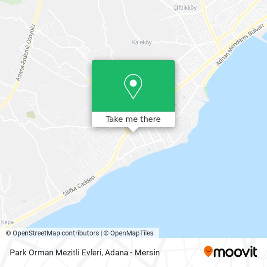 Park Orman Mezitli Evleri map