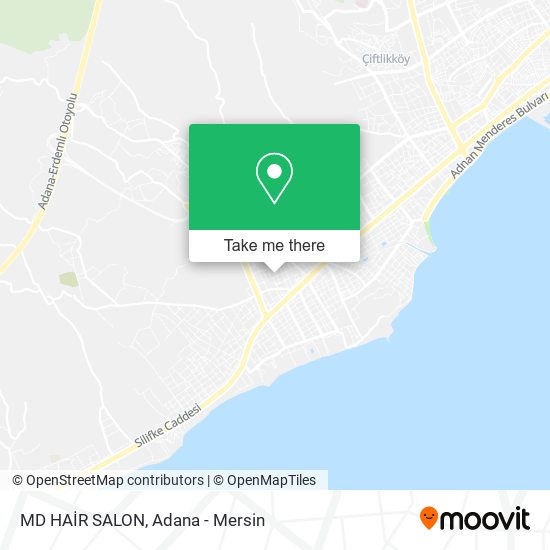 MD HAİR SALON map