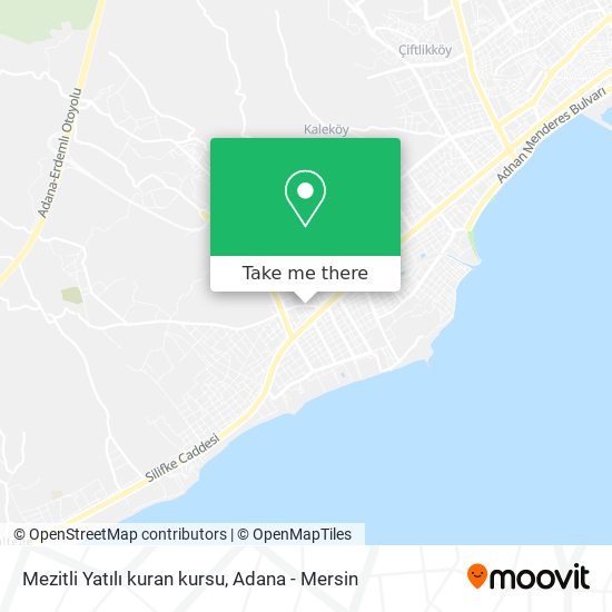 Mezitli Yatılı kuran kursu map