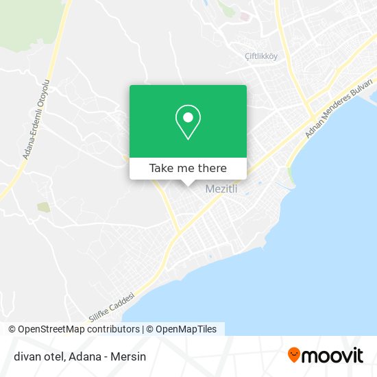 divan otel map