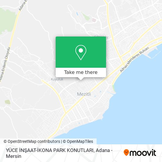 YÜCE İNŞAAT-İKONA PARK KONUTLARI map