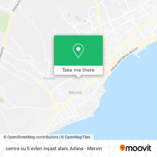 cemre su 5 evleri inşaat alanı map