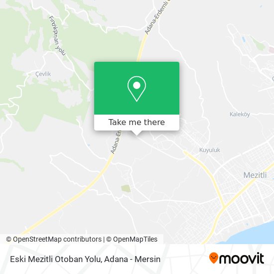 Eski Mezitli Otoban Yolu map