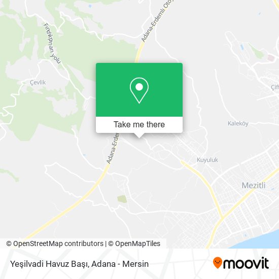 Yeşilvadi Havuz Başı map