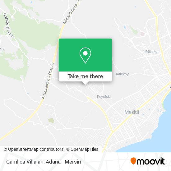 Çamlıca Villaları map