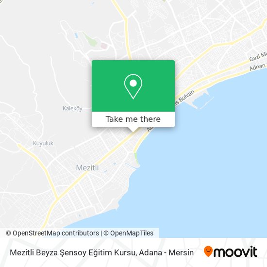 Mezitli Beyza Şensoy Eğitim Kursu map