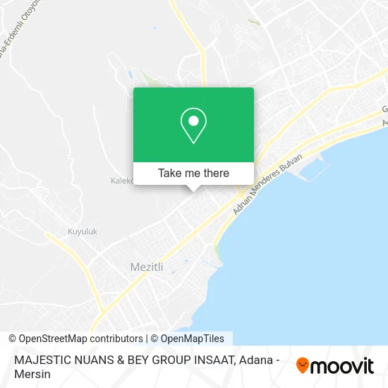 MAJESTIC NUANS & BEY GROUP INSAAT map