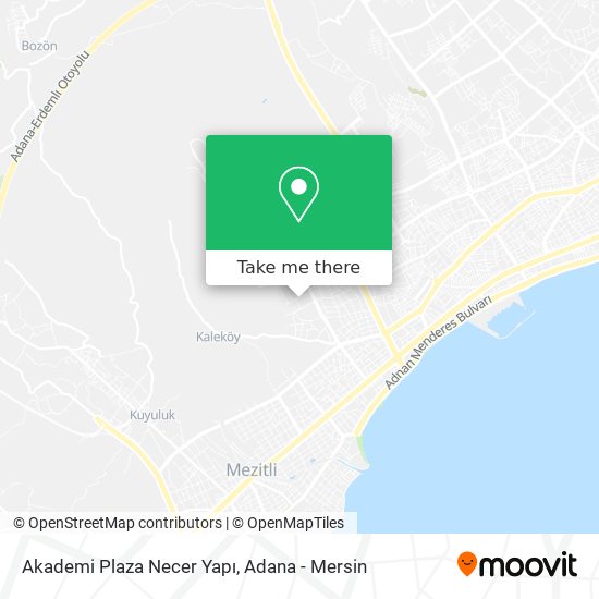 Akademi Plaza Necer Yapı map
