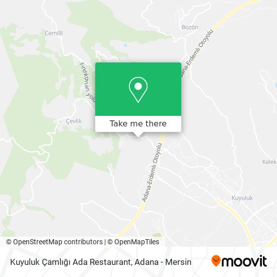 Kuyuluk Çamlığı Ada Restaurant map