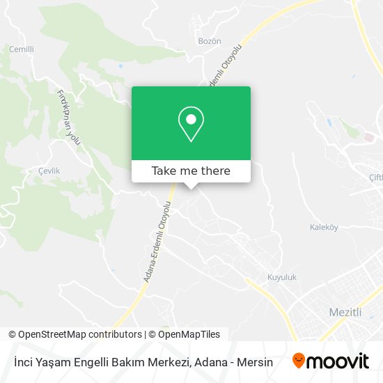 İnci Yaşam Engelli Bakım Merkezi map