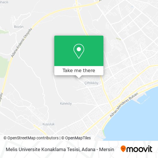 Melis Universite Konaklama Tesisi map